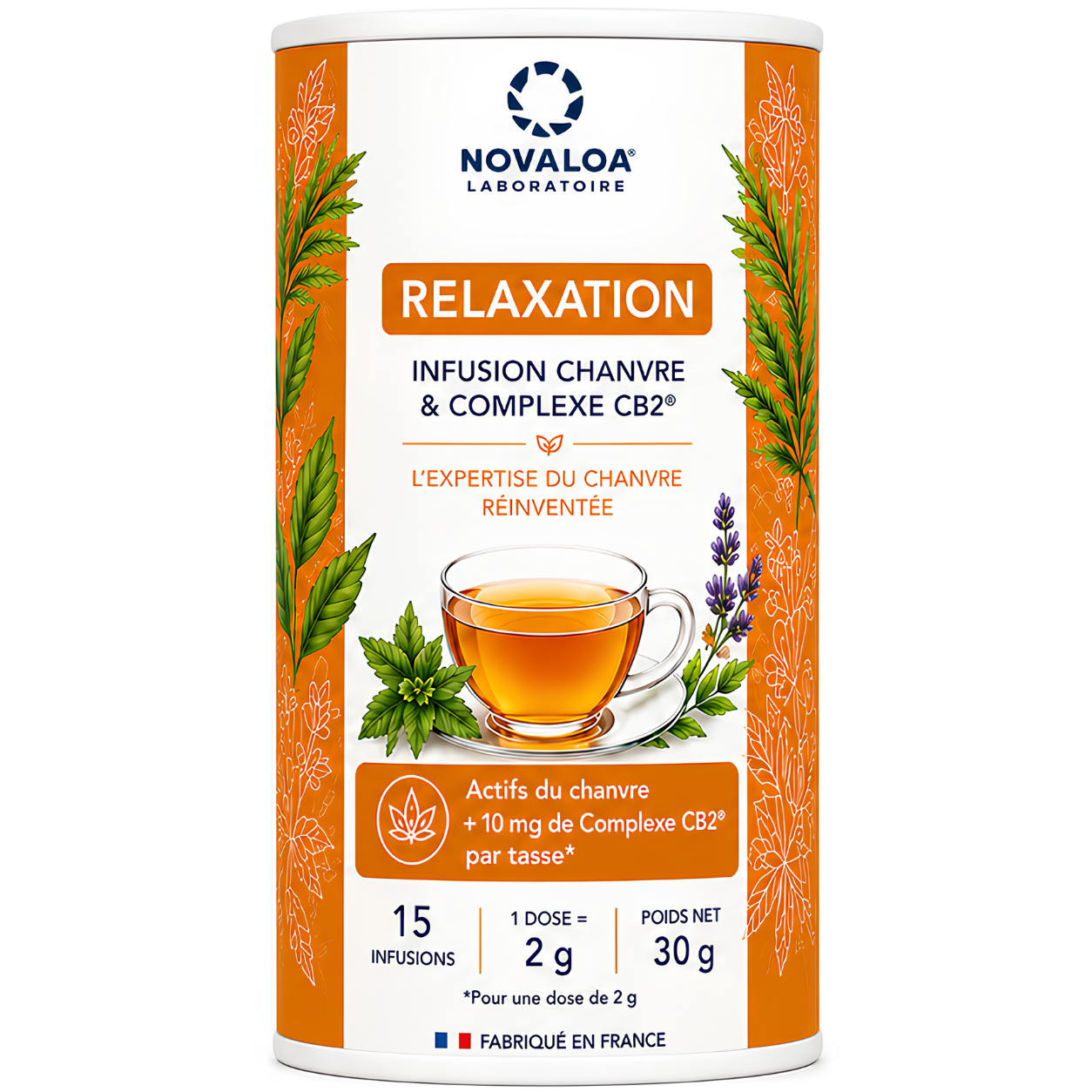 Infusion CB2 en sachet "Relaxation"