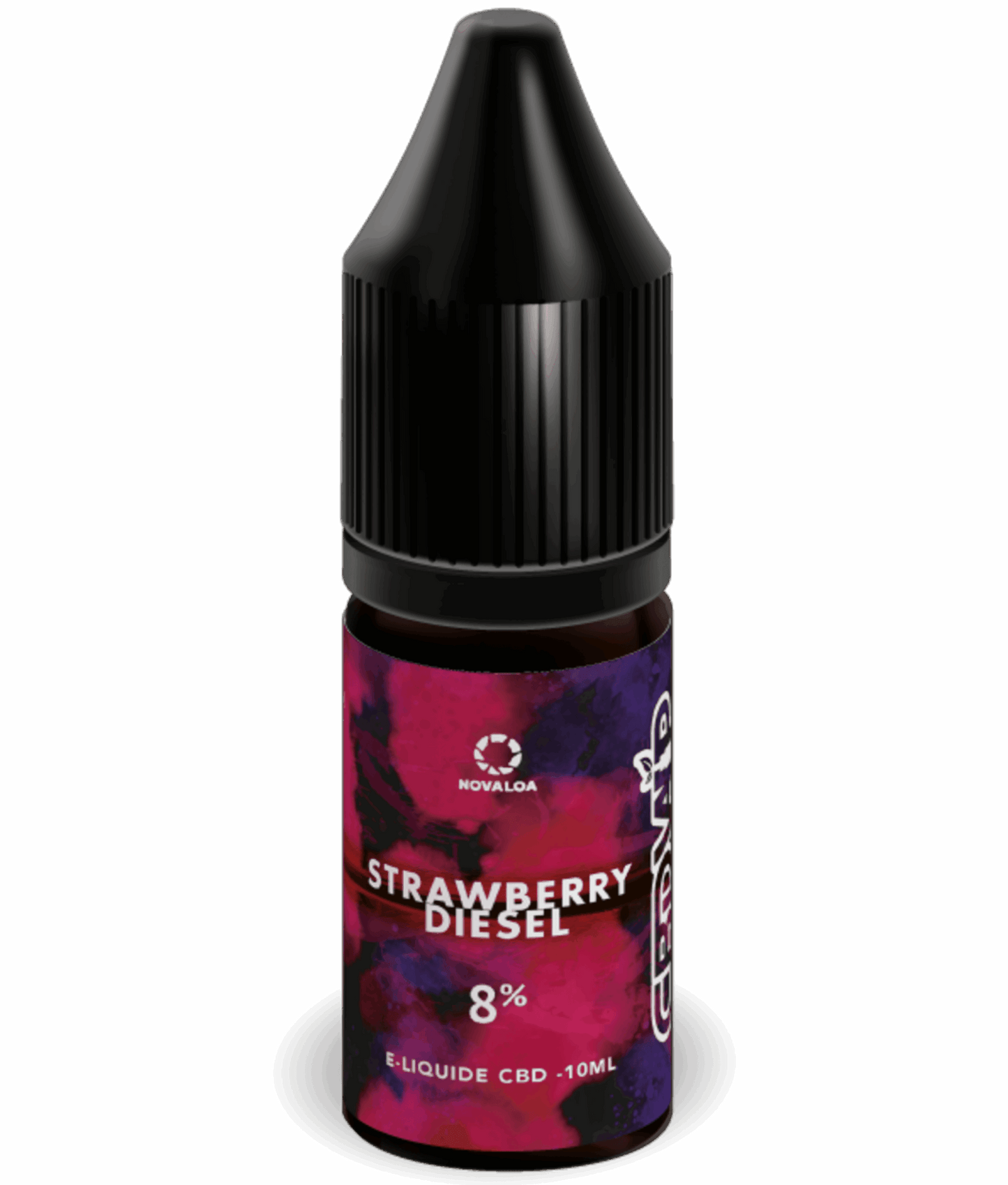 E-liquide CBD Strawberry Diesel 8% – saveur fraise intense et relaxation forte