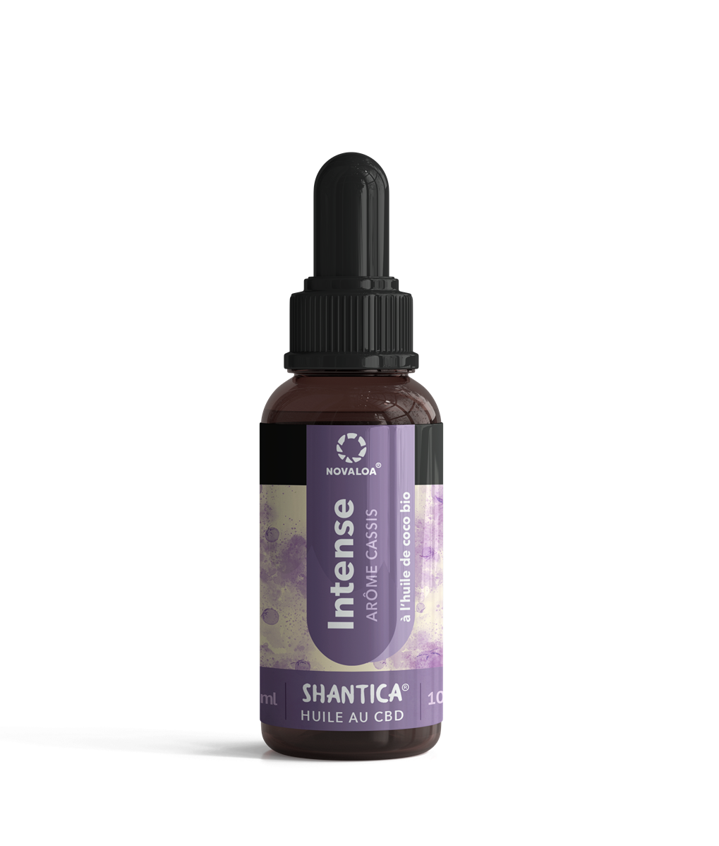 Huile CBD Full Spectrum 10% saveur cassis – effet d’entourage