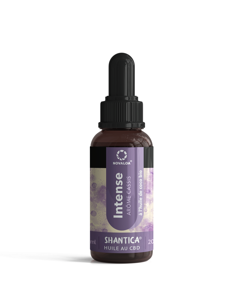 Huile CBD Full Spectrum 20% saveur cassis – bienfaits naturels