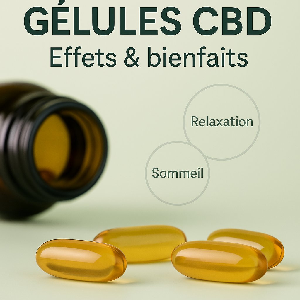 Gélules CBD : effets réels sur le stress, le sommeil et la relaxation