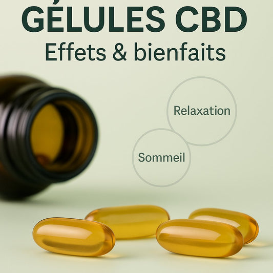 Gélules CBD : effets réels sur le stress, le sommeil et la relaxation