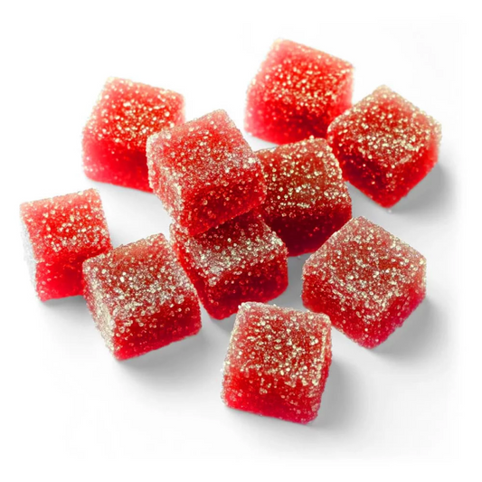 Sachet de bonbons Delta9 THC 15mg goût fraise – format pratique