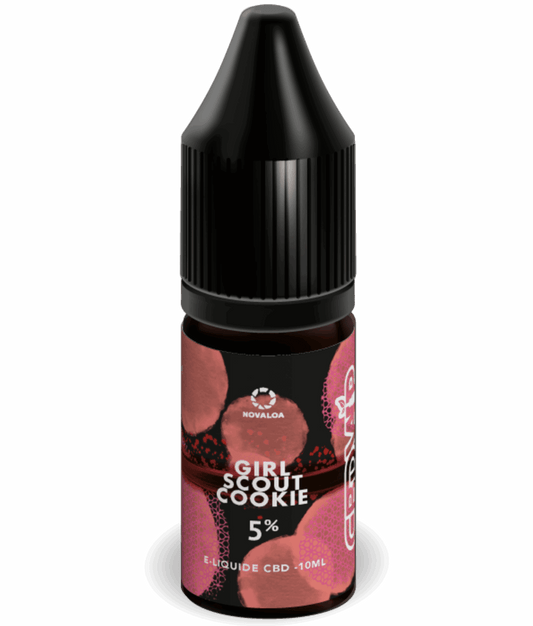 E-liquide CBD Girl Scout Cookie 5% – équilibre sucré et détente