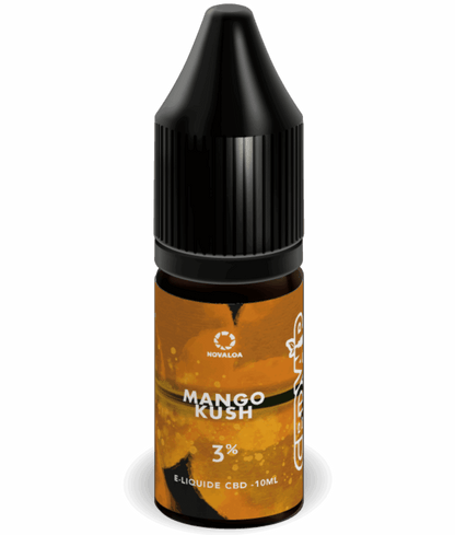 E-liquide CBD Mango Kush 3% – arôme mangue douce et légère