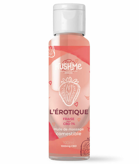 Huile de massage érotique CBD – détente et sensualité