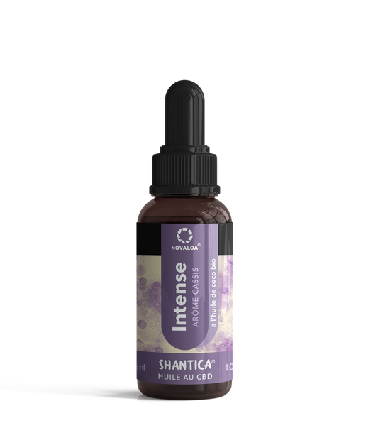 Huile CBD Full Spectrum 10% saveur cassis – effet d’entourage