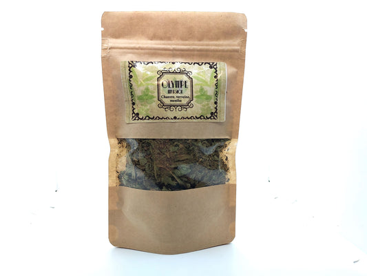Infusion CBD en vrac Chanvre Verveine Menthe – mélange relaxant